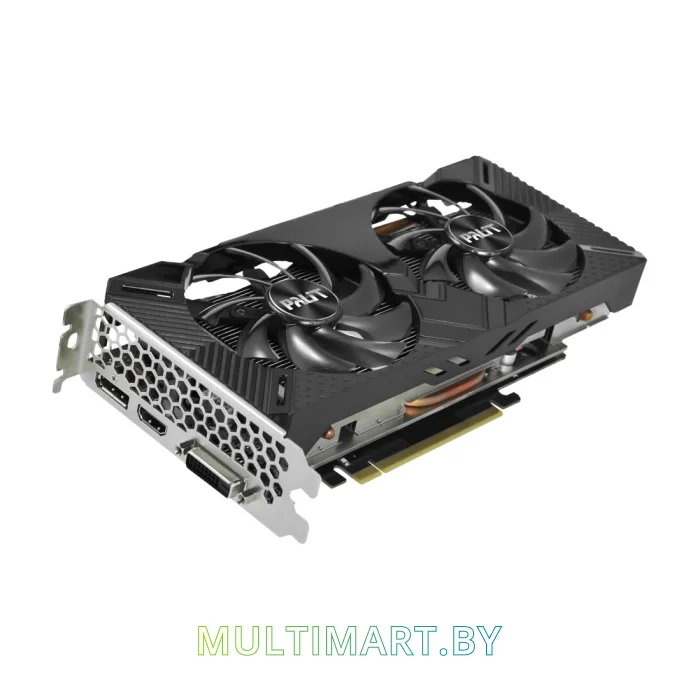 Видеокарта Palit GeForce GTX 1660 Ti Dual OC 6GB GDDR6 (NE6166TS18J9-1160C)